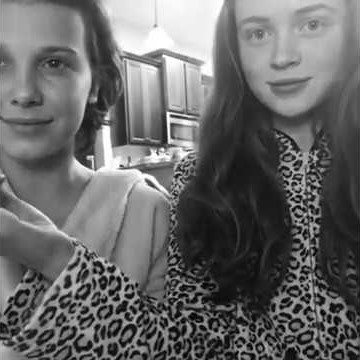 Millie Bobby Brown & Sadie Sink Singing